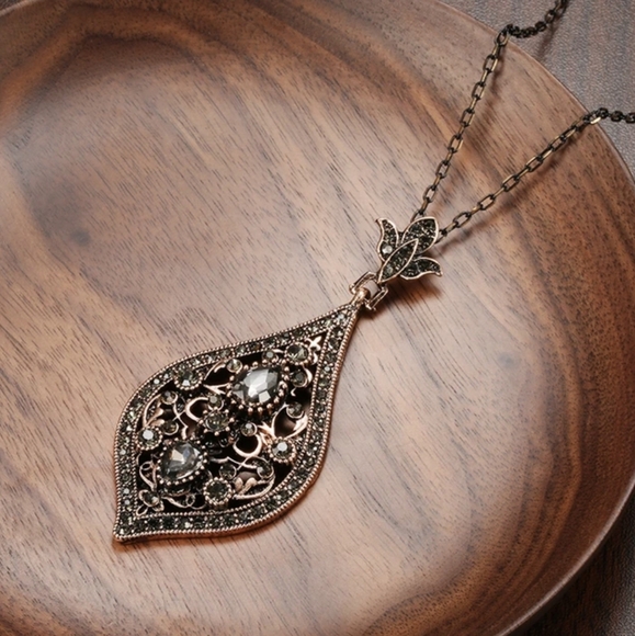 Turkish Vintage Style Jewelry Set forWomen,NEW,3Pcs,WeddingHandmadeGift - Picture 12 of 13